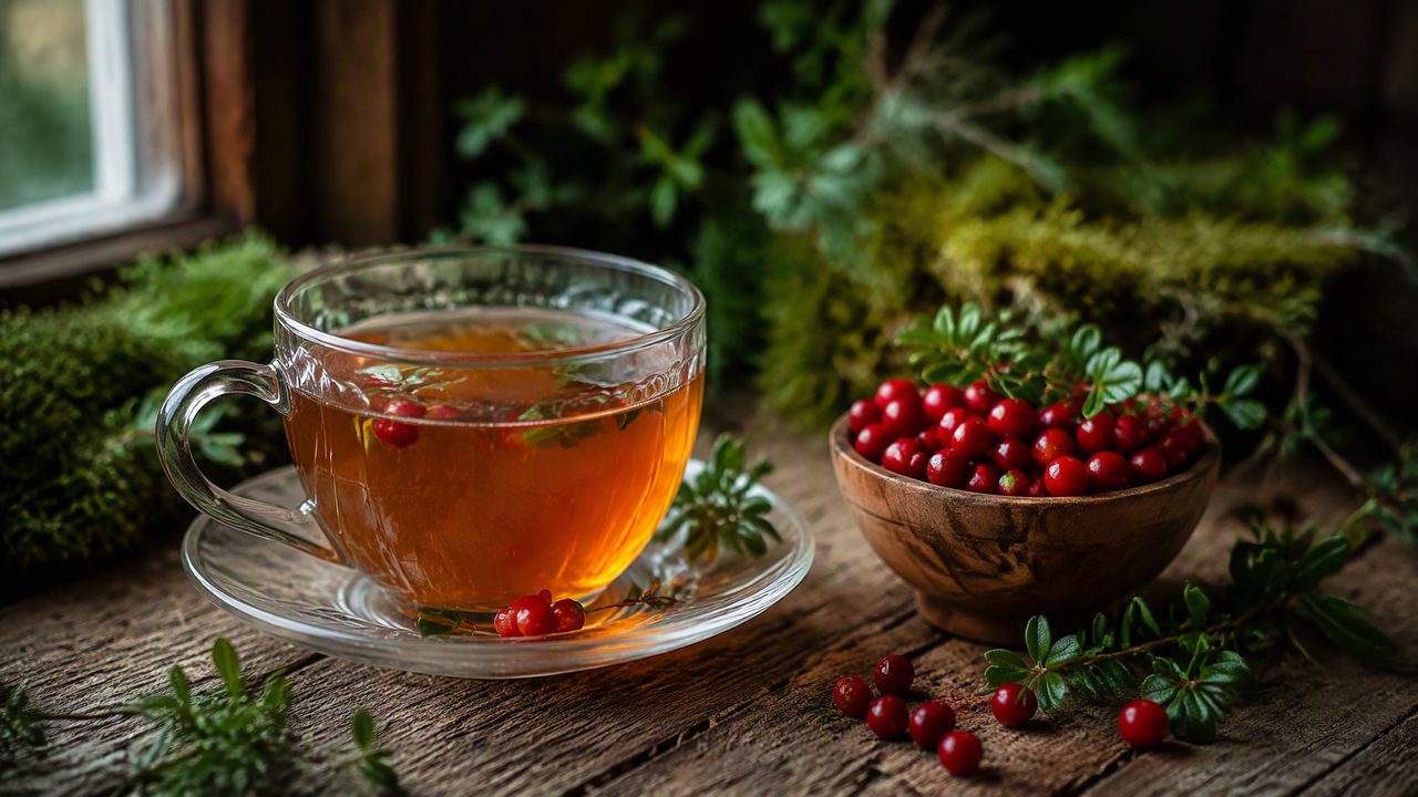 Купаж с брусничным листом и ягодой